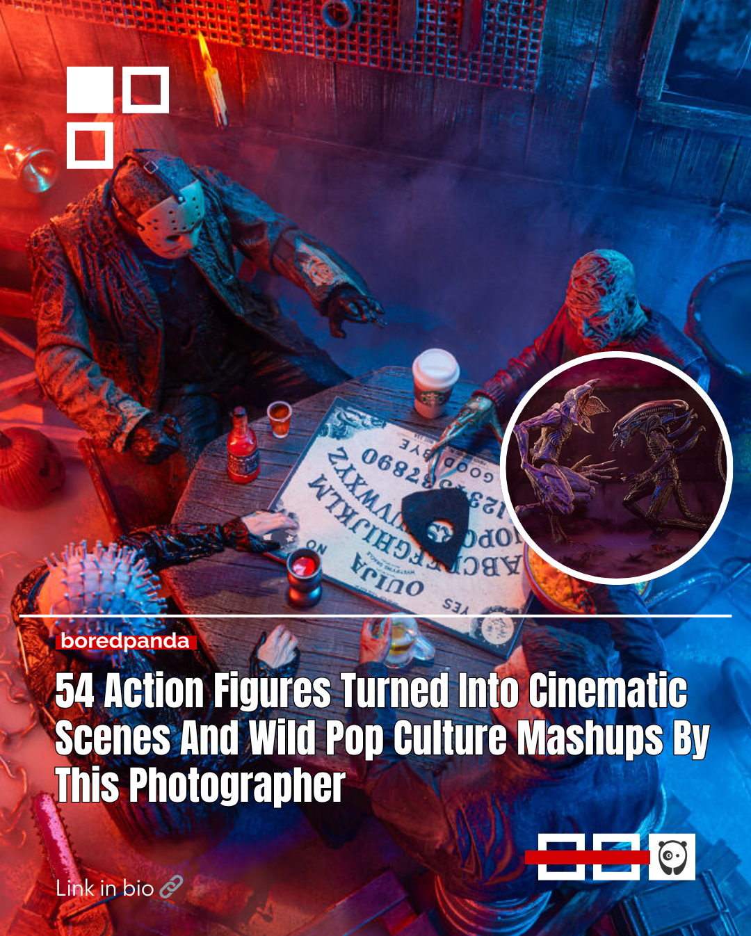 If you’ve ever looked at an action figure and thought it belonged in a movie, Chuck Eiler is already several steps ahead. Better known as Killcutter, this Chicago-based artist creates elaborate toy photographs that turn plastic characters into the stars of gritty, cinematic scenes. Using handcrafted dioramas, practical effects, carefully controlled lighting, and a keen eye for composition, he recreates memorable moments from film and TV while also inventing mashups that feel both surprising and strangely believable. Read more at the link in our bio.