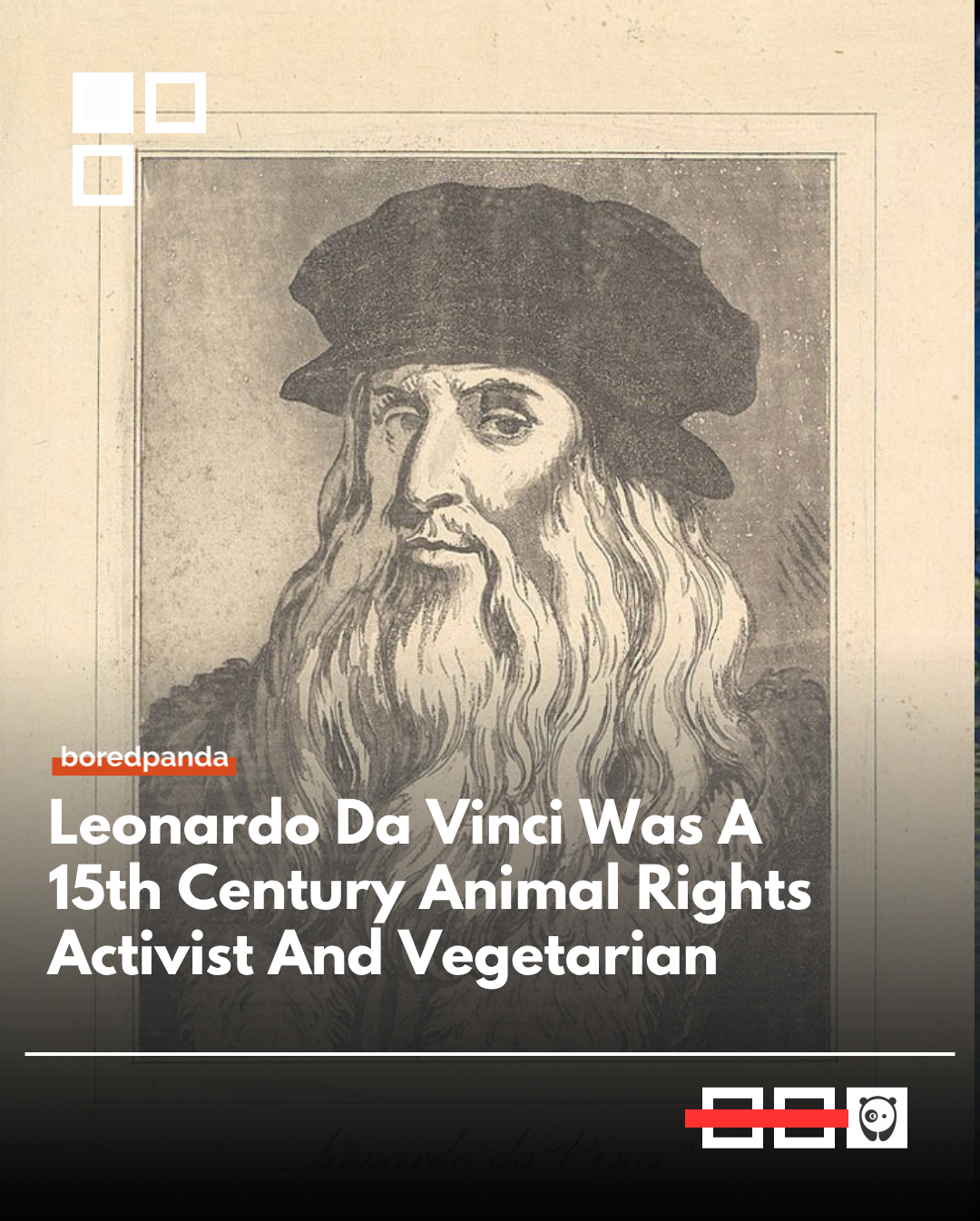 Beyond his art and inventions, Leonardo da Vinci was a dedicated vegetarian and an early animal rights advocate. His compassion was legendary; he was known to buy caged birds at markets just to release them into the wild, believing that humans had no right to hold other living creatures captive. 
#art #artfacts #leonardodavinci #davinci 