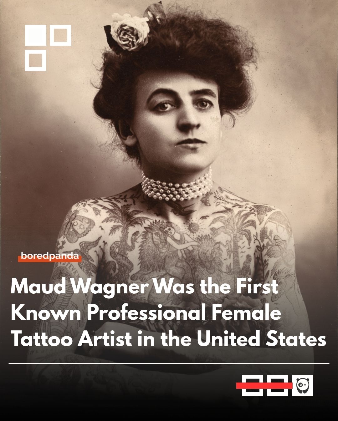 At a time when tattoos carried a heavy social stigma and women were still fighting for the right to vote, Maud Wagner defied every norm by becoming a professional tattoo artist in the U.S. in 1907.

Starting her career as a circus contortionist, she eventually mastered the traditional hand-poked method, leaving a lasting mark on history as a pioneer for women in the arts. 🎨✨



#tattoo #maudwagner #firsttattooartist #tattooartist #tattoos 