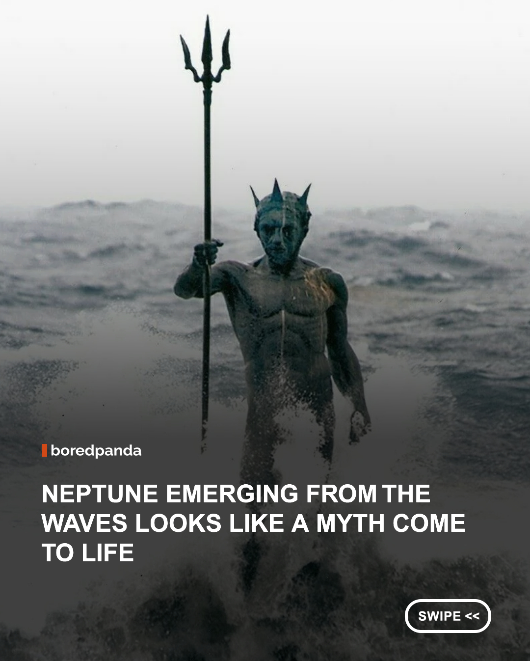 Neptune Rising from the Sea is a striking sculpture by Jason deCaires Taylor that appears and disappears with the changing tides.

Installed in shallow coastal waters, the artwork is periodically submerged and revealed by the ocean, creating the illusion of Neptune, the Roman god of the sea, emerging from the waves. Its ever-changing appearance makes it feel less like a statue and more like a living part of the landscape. 🌊✨

#Sculpture #Neptune #Art #PublicArt #JasonDeCairesTaylor