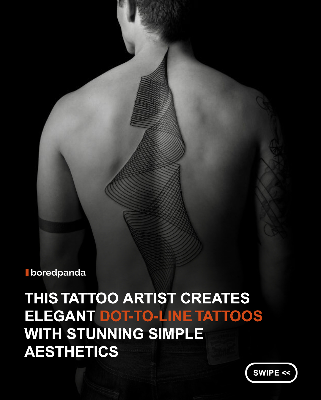 In a world where tattooing is often associated with heavy shading, dense imagery, and decorative symbolism, Tattoo artist Chaim Machlev follows a different path. Through DotsToLines, he have developed a visual language built from line alone. 



At first glance, these tattoos may appear deceptively simple. Black lines travel across the body, bending, converging, expanding, and disappearing. Yet the simplicity is only visual. Beneath it lies my ongoing exploration of movement, anatomy, rhythm, and the fundamental principles that have shaped tattooing for generations. 


#Tattoos #Tattooart #ChaimMachlev #dotstolines