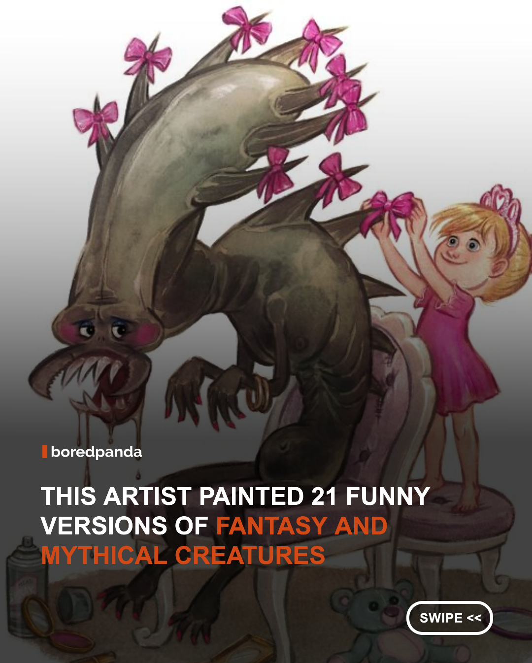 Jessica Warrick’s illustrations feel like storybook worlds where fantasy, humor, and everyday oddities happily collide. Based in Portland, Oregon, she has been illustrating for about two decades, creating everything from award-winning children’s books and wallpaper designs to comics, print collections, and wonderfully ridiculous paintings. #painting #illustrations #jessicawarrick #art 