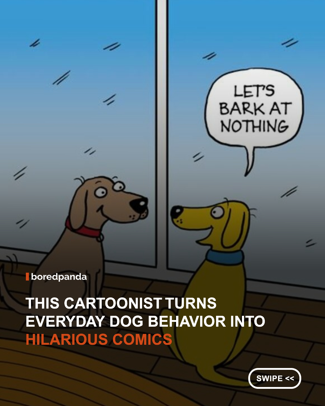 Dogs may come in different shapes, sizes, and breeds, but many of their habits are surprisingly universal. These everyday moments of canine logic, or complete lack of it, have become the perfect source material for cartoonist Maria Scrivan. 



#MariaScrivan #artist #cartoon #comics 