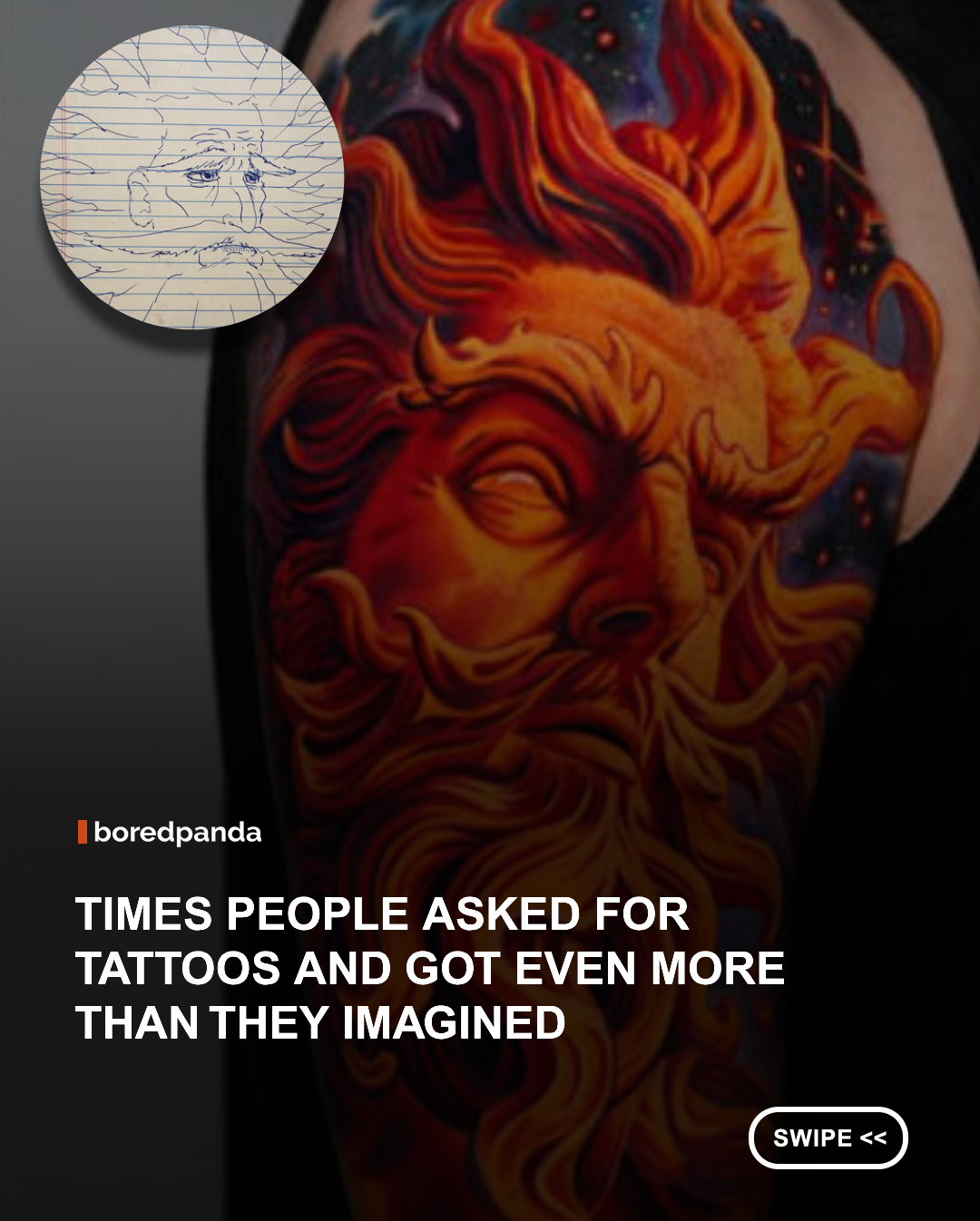  



Getting a tattoo always comes with a little leap of faith, but these people got far more than they expected. Whether it was a creative twist, an unbelievably talented artist adding extra flair, or a design that exceeded every expectation, these tattoos prove that sometimes the final result can be even better than the original idea. From clever concepts to stunning works of art, these ink transformations are sure to impress. 🎨🖋️✨  





#Tattoos #tattooideas #tattooartists #ink