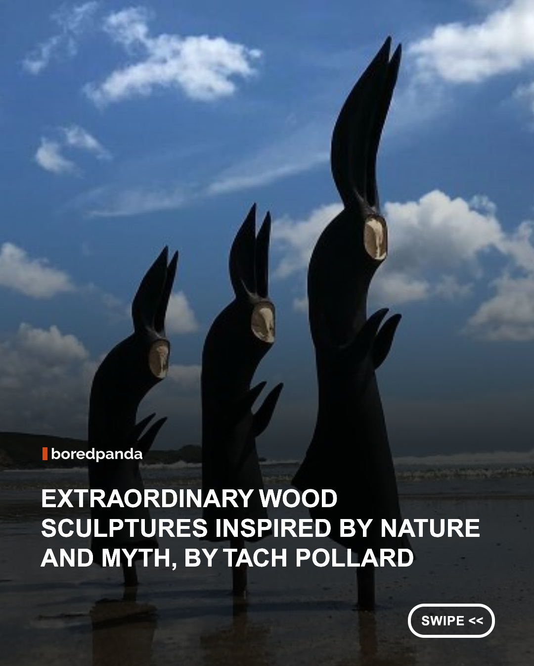 Tach Pollard's sculptures feel less like objects carved and more like beings revealed, as if they have been waiting, quietly, patiently, inside the grain of ancient wood. Rooted in the oak forests of the Sussex Weald, where he spent his childhood, Pollard’s work carries the weight of time, myth, and memory, echoing the slow intelligence of the natural world itself.

#sculptures #woodsculptures #tachpollard