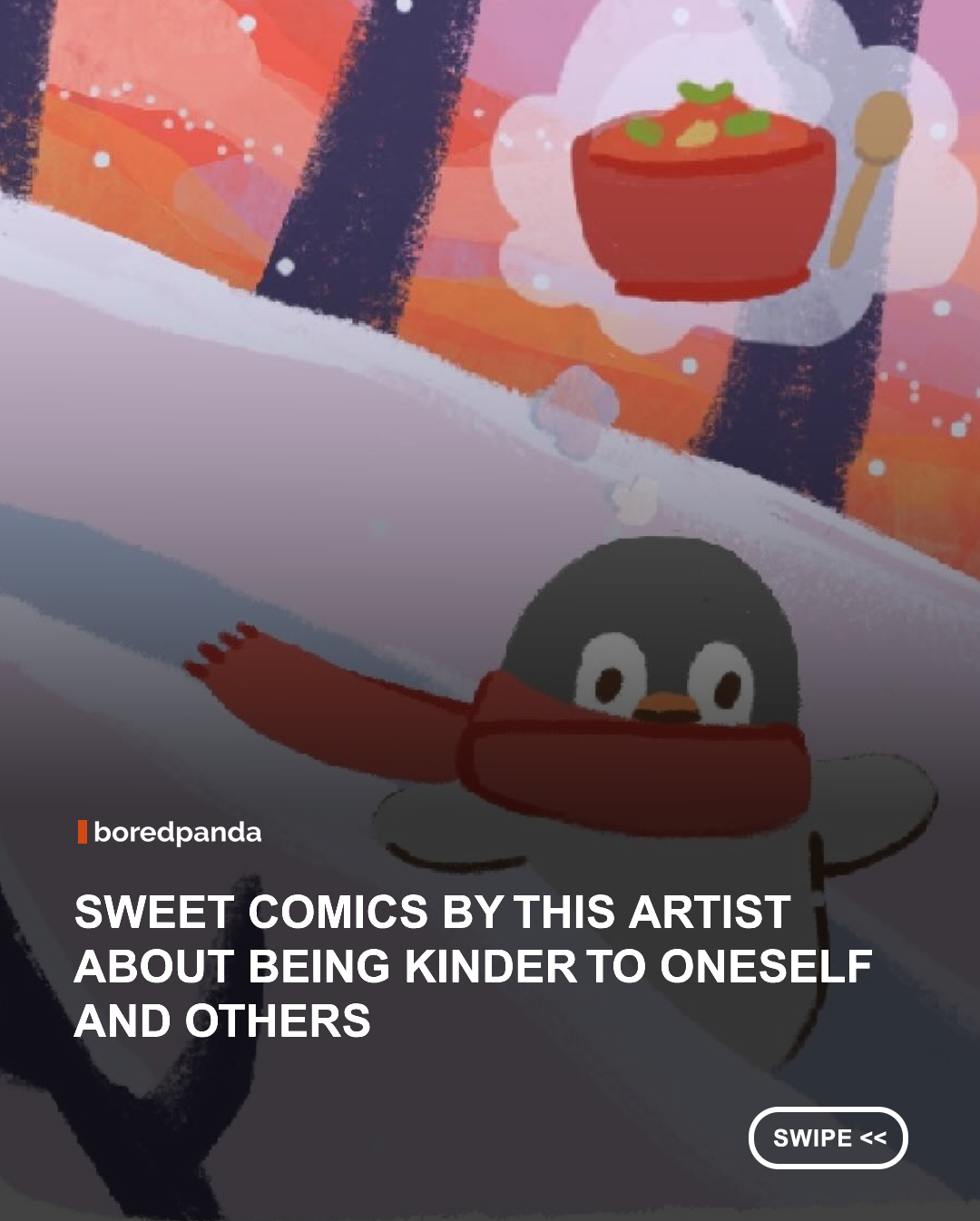 Sometimes, all it takes is a few adorable animals and a kind reminder to make your day a little brighter. 🐧💛

These wholesome comics turn everyday worries, friendships, and little moments of self-doubt into heartwarming stories that are equal parts cute and comforting. If you could use a smile or a gentle reminder to be kinder to yourself, you're in the right place.

Swipe through these sweet comics and let us know which one warmed your heart the most! 🥹✨ 

