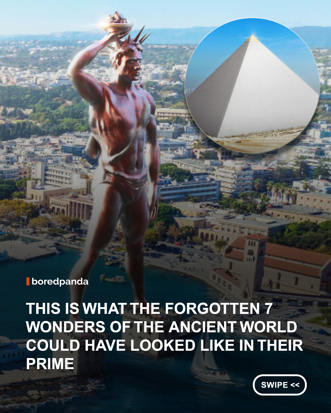Only one of the Seven Wonders of the Ancient World still stands today, but modern technology has brought the others back to life. Using historical research and digital reconstruction, these stunning visuals reveal what these legendary monuments may have looked like thousands of years ago, offering a fascinating glimpse into humanity's greatest architectural achievements.