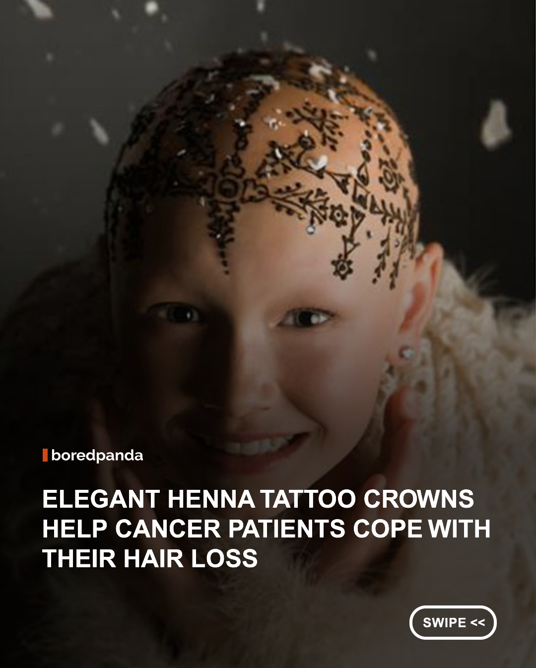 🌸 Henna has been used as a form of artistic expression for centuries, but one community is using it to make a meaningful difference.

Henna Heals, a group of artists in Canada, creates intricate henna crown designs for people experiencing hair loss due to cancer treatment. Each floral masterpiece is designed to help clients embrace their beauty, restore confidence, and celebrate strength during an incredibly challenging time.

These powerful designs are more than art. They're symbols of resilience, hope, and self-love. 🤍