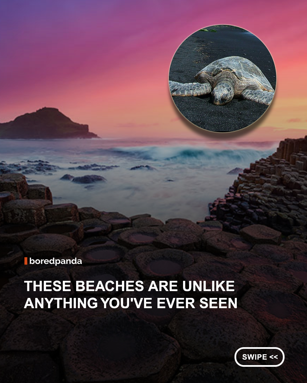 When someone says “beach” you probably think of yellow or white sand, rolling waves, bright sunlight and a beer or fruity cocktail. But beaches come in far more different shapes and colors than some of us might have expected. Here are some of the beaches that, in one way or another, might not be anything like the beaches you’re used to. #Beach #funfacts