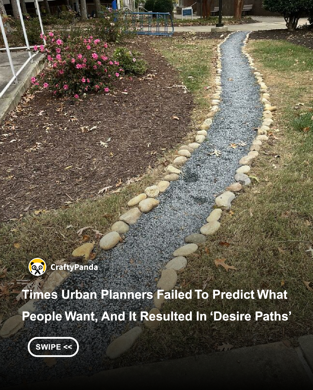 People will walk where they want to. As smart and talented as many urban planners are, not all of them understand human psychology. The roads and streets they plan and pave aren’t always the most time-efficient way to get somewhere.

That’s where desire paths come in. They are trails made by natural foot traffic. Human beings create them step by step, trip by trip, by taking the shortest path from point A to point B. Our team has curated this list of photos of the most satisfying desire paths that might scratch an itch in your minds and feet that you didn’t know you had.