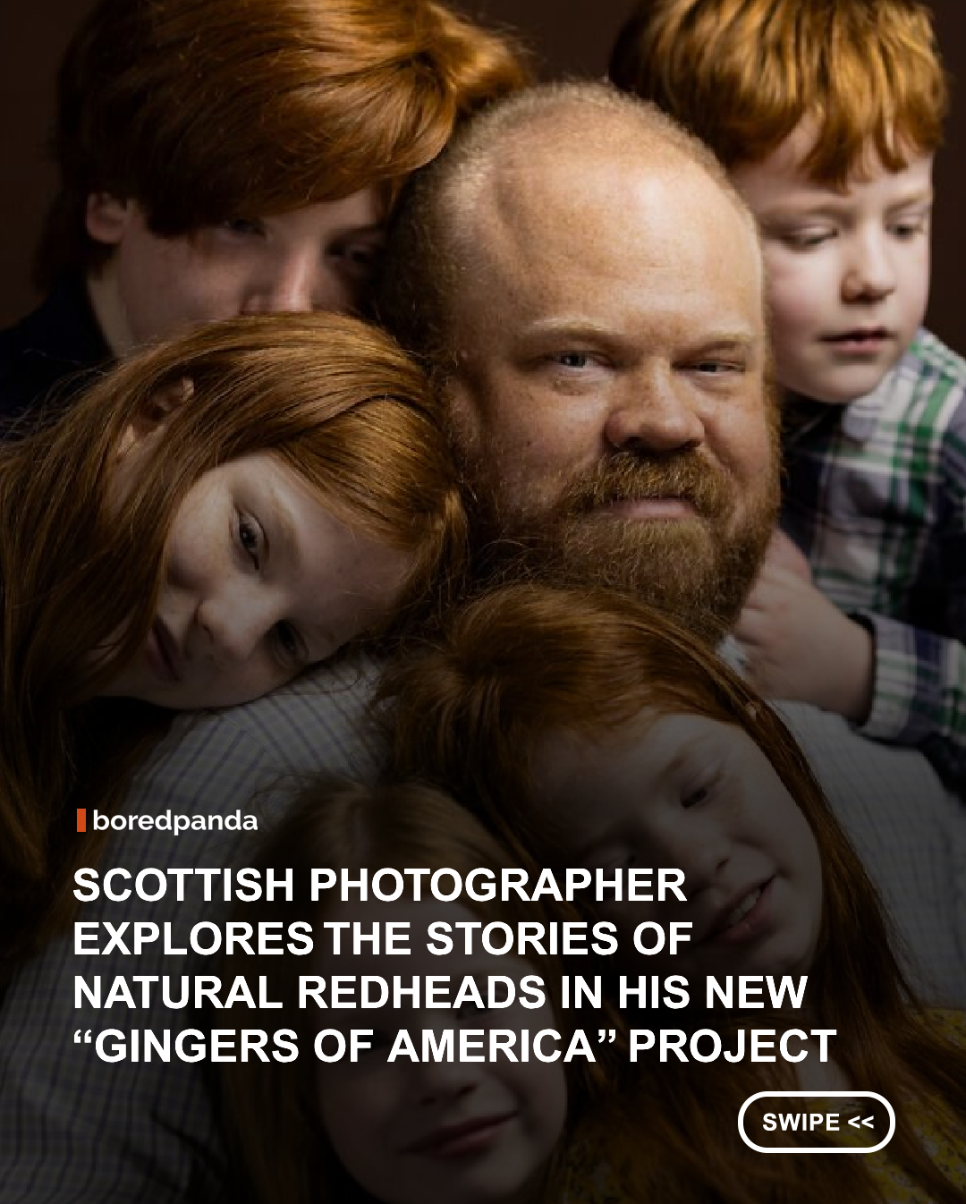 Five years after we first featured Scottish photographer Kieran Dodds and his acclaimed Gingers project, the series has entered an exciting new chapter. This September, Dodds will publish Gingers of America, a new body of work that uses the rare red hair gene as a starting point to explore identity, ancestry, and the surprising connections between people across the United States and beyond.

Like his earlier work, the project goes far beyond appearance. Through intimate portraits and the personal stories behind them, Dodds examines how a shared genetic trait can connect individuals across cultures, generations, and continents, revealing an unexpected global community linked by one of the world's rarest natural hair colors.

To celebrate this new release, we've gathered another selection of these remarkable portraits. The full article that includes their stories and photographs is at the link in the bio. 