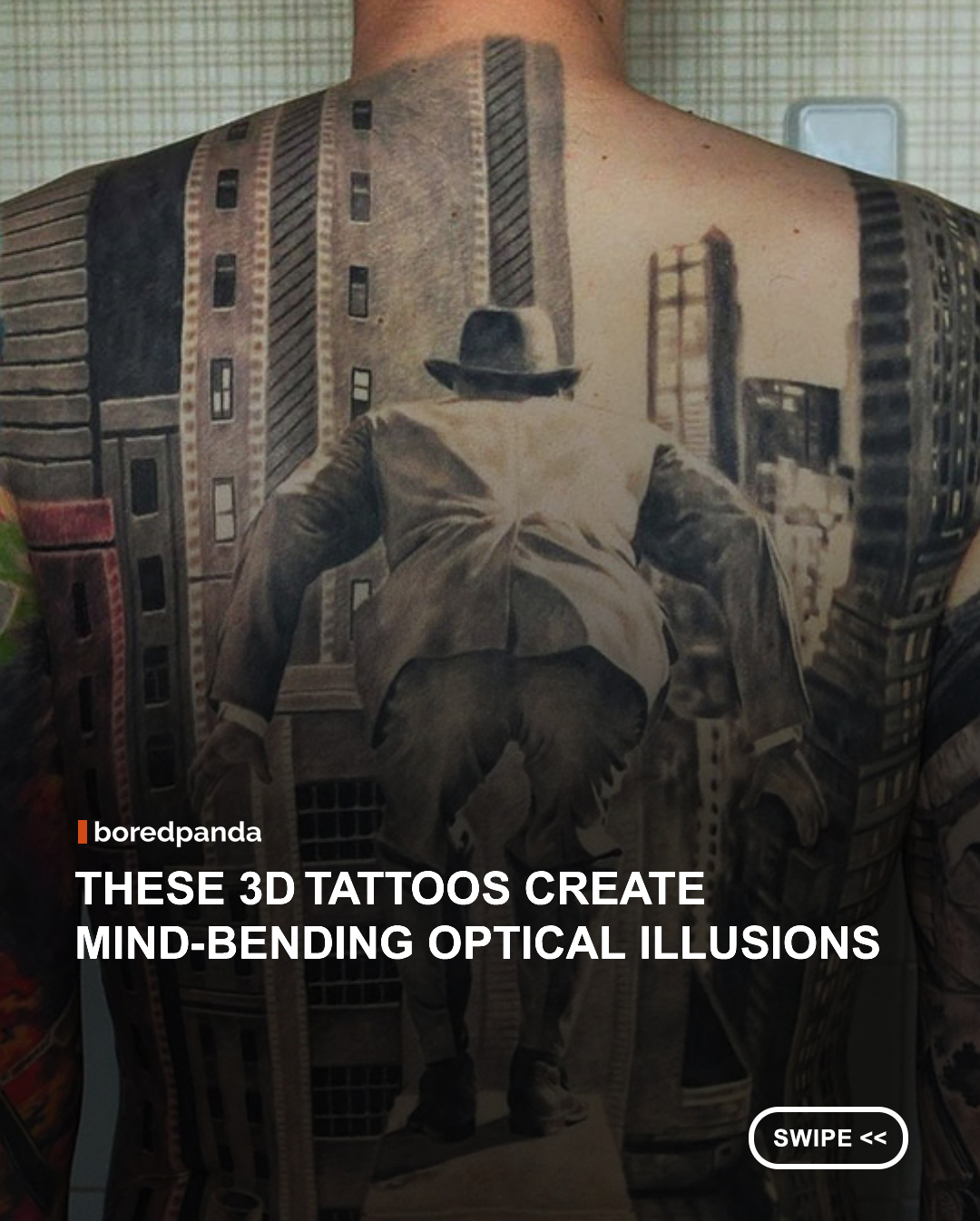 Tattoo designs have come a long way from the simplistic tribal ornaments to everything sailor-themed to real artworks that we can see today. Now, the tattoo art mastery has advanced to the point where tattoo artists can create convincing and sometimes even photo-realistic optical illusions on their clients' skin. These tattoo ideas in this list are just a few of the amazing tattoos out there that seem to twist and bend on the wearer's skin. #Tattoo #Tattooideas #tattooart