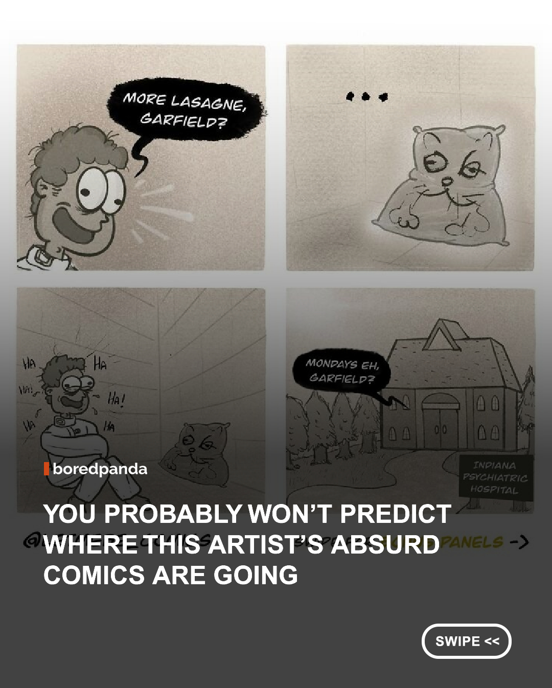  
Sometimes the funniest jokes start with something completely familiar before taking a sharp turn into absurdity. That is very much the territory of LetMeBe Comics, where pop culture, everyday annoyances, childhood favorites, and wonderfully questionable ideas regularly collide to create some truly dark and absurd comics. Recognizable characters might draw you in, but they rarely behave the way you expect. The comics also have a loose, expressive style that suits their unpredictable humor particularly well. Exaggerated reactions, dramatic expressions, and deliberately chaotic situations help push each ridiculous premise a little further, with many strips relying on an unexpected final panel to turn the whole setup on its head.