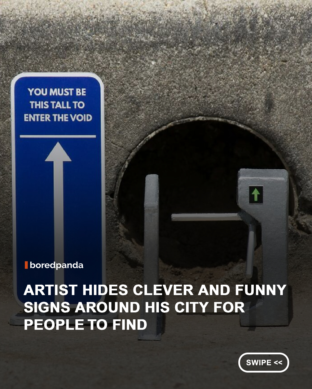 Streets can get quite boring, I mean, we see them every day. The same sidewalks, the same crosswalks, and signs. However, there are certain ways that the places that we are bored of can become much more interesting and fun to explore.

That is proven by Australian artist Michael Pederson. Michael creates all kinds of clever and funny street signs. The signs are often so tiny, they're easy to miss. Or people just don't notice them, let's be honest—how often do we really look at signs? But when you do see these clever installations, they are bound to make your day much better and put a smile on your face.