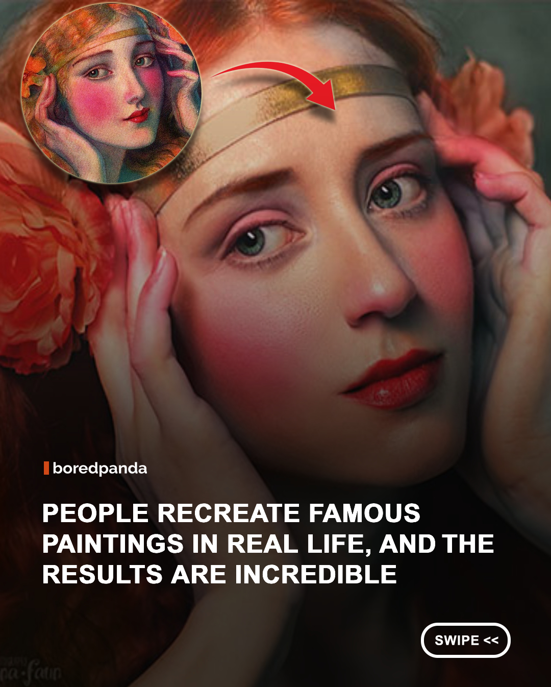 What if famous paintings stepped out of the canvas and into real life? 🎨📸

These creative recreations bring iconic artworks to life, with people carefully matching the original poses, expressions, outfits, lighting, and even the tiniest details. Some are surprisingly accurate, while others add a hilarious modern twist. 😂

Seeing a centuries-old masterpiece recreated as an actual photograph makes you appreciate just how much thought goes into the original artwork. And honestly, some people absolutely nailed the assignment. 👏✨