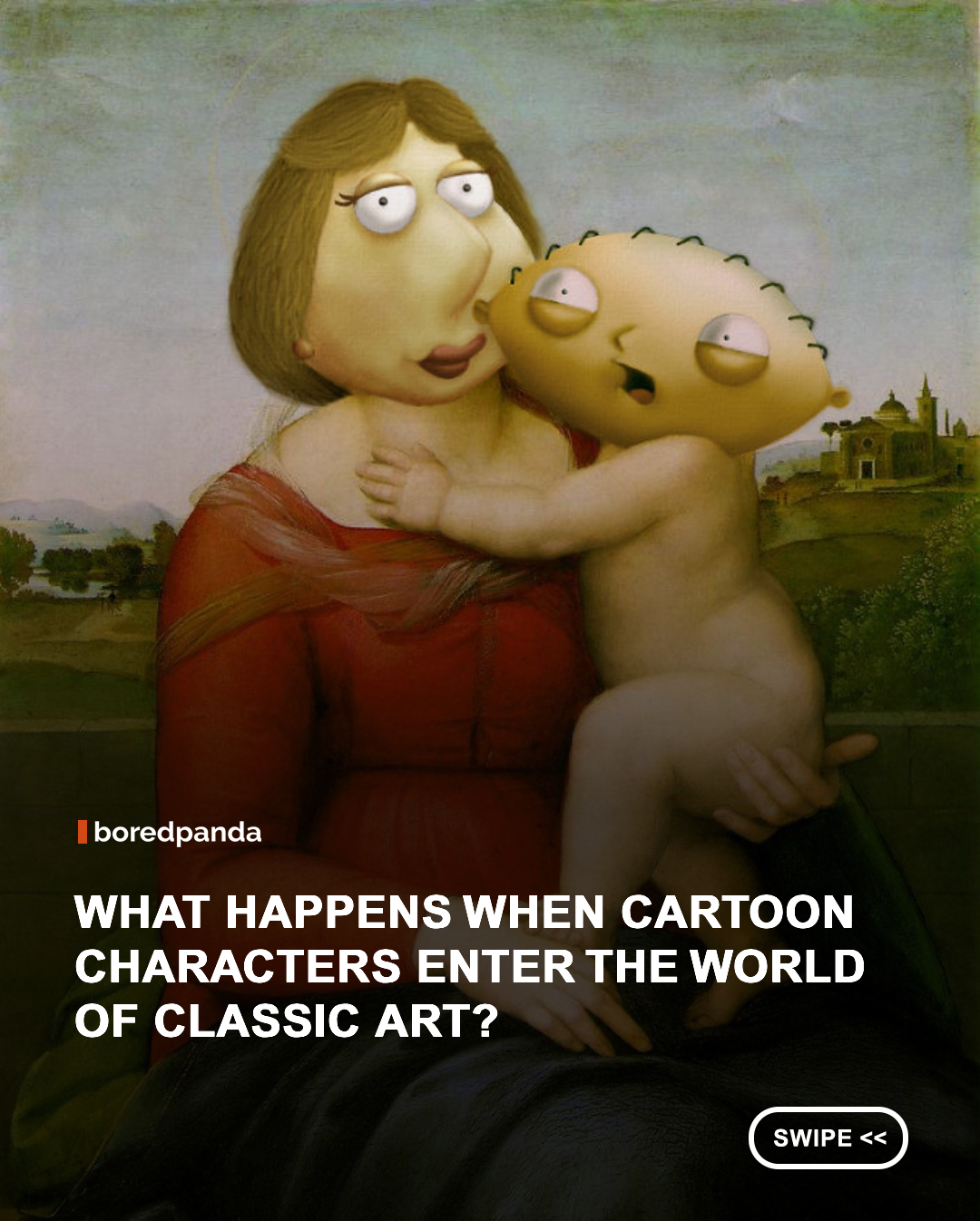 What happens when your favorite cartoon characters suddenly find themselves inside famous classical paintings? 🎨😂

These clever mashups drop familiar animated characters into iconic works of art, creating scenes that are equal parts unexpected, ridiculous, and surprisingly fitting. Somehow, characters that belong on Saturday morning TV look completely at home alongside centuries-old masterpieces.