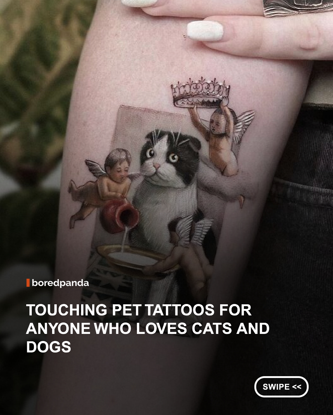 For many people, pets are family, so it’s no surprise that some choose to keep a lasting tribute to them on their skin.

'Tattoodo' is dedicated to sharing creative tattoo designs from artists around the world, and while browsing the page, we came across a lovely collection inspired by cats and dogs. Some are incredibly detailed portraits, while others take a more creative approach, with pets peeking through the skin, appearing in Polaroid-style frames, or even becoming part of a paw print.