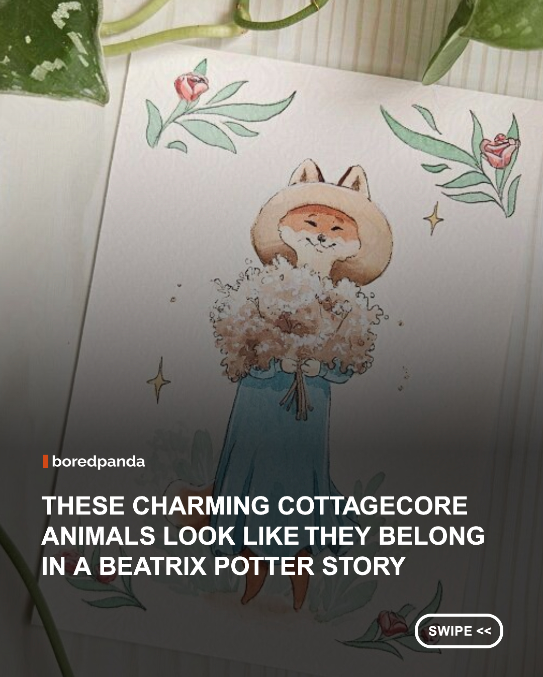 Inspired by the enchanting stories and whimsical illustrations of Beatrix Potter, artist Threeleaves @threeleaves_artwork created a charming collection of watercolor scenes centered around the everyday lives of cottagecore animals. 🐇🌿🎨



The 16 illustrations bring these little characters into rustic, idyllic settings, capturing their daily adventures through soft colors, dreamy details, and a wonderfully nostalgic storybook style. Each scene feels like a tiny world of its own, filled with the warmth and simplicity of countryside life. 



With adorable animals, cozy surroundings, and delicate watercolor work, Threeleaves’ illustrations are the kind of artwork that makes you want to step straight into the page and stay there for a while. ✨