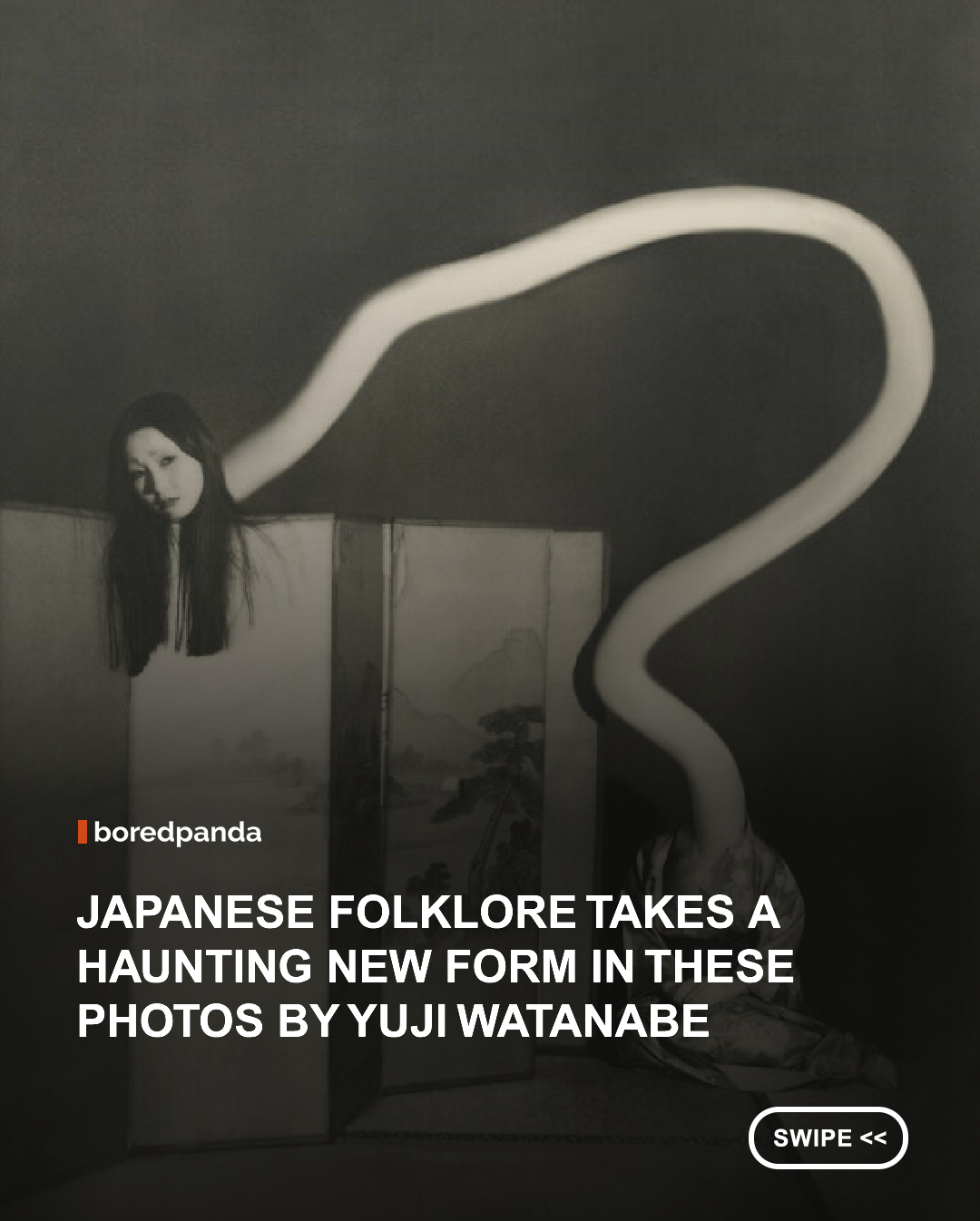 Japanese photographer Yuji Watanabe creates haunting images that blur the line between reality and dreams.



His photographs combine elaborate costumes, unusual transformations, theatrical compositions, and analog textures, often drawing inspiration from Japanese folklore, Noh, and Kabuki theater. His “Yōkai” series reimagines supernatural beings through staged portraits and surreal imagery.



Across his fashion, portrait, and personal work, Watanabe creates scenes that feel beautiful, mysterious, and just slightly unsettling.



#Art #photography #japanesefolklore 