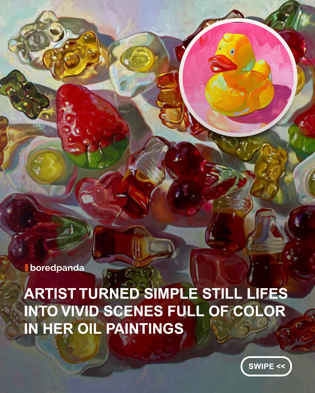 The most interesting thing about Alai Ganuza’s @alaiganuza paintings may be how little they need to be extraordinary subjects. A plate of food, a cluster of flowers, a houseplant catching the light, or an object sitting quietly on a table can become enough for a painting. Ganuza works from real things she sees around her, but instead of chasing photographic accuracy, she heightens their color and lets the brushwork remain visible, giving familiar scenes a much more tactile and energetic presence.
