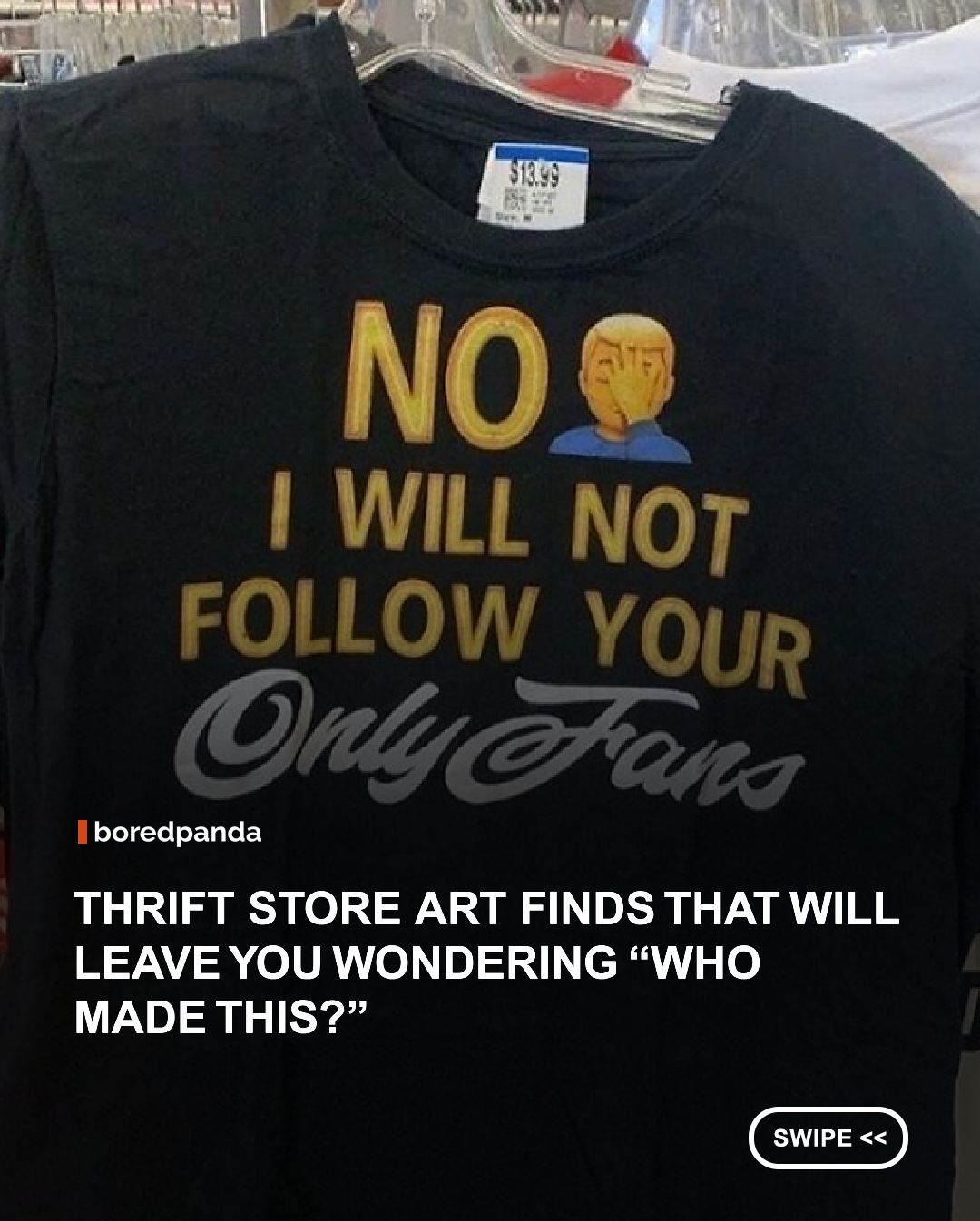 A thrift store is a truly wonderful place for sustainable fashion enthusiasts and those looking to broaden their fashion horizons with some unique clothing pieces. Though if you've ever been to one, you probably know how bizarre they sometimes tend to get.