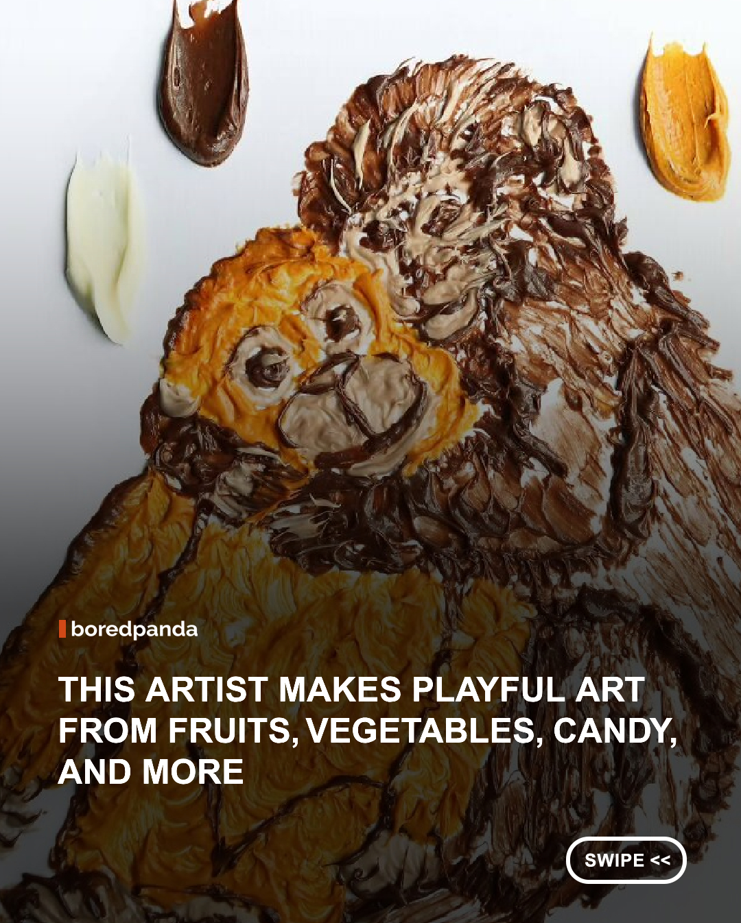 For most of us, food is something to eat. For Sarah Rosado, @iamsarahrosado it can also become a surprisingly versatile art material. The New York-based, self-taught artist arranges everything from fruits and vegetables to cereal, candy, pasta, bread, and other everyday ingredients into playful images that can turn an ordinary plate into a miniature scene. Rosado’s interest in art started early. She began drawing around age five, filling notebooks and whatever other surfaces she could find with sketches.