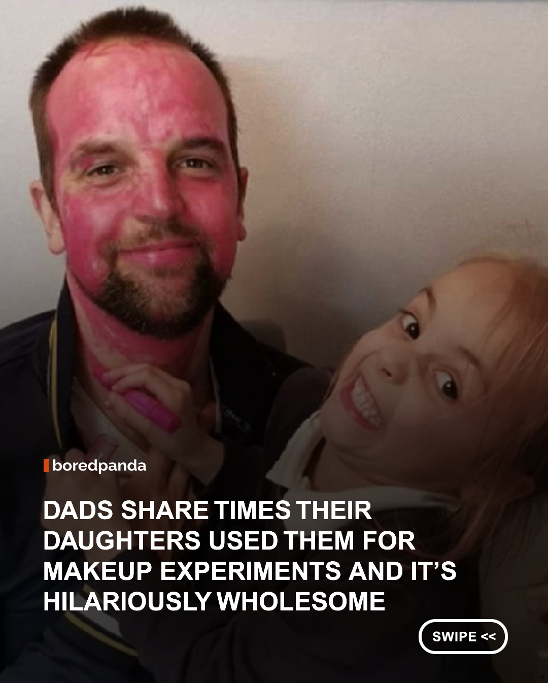 Being used as an art project might not be the ideal way to start a day or end one. But when kids get the urge to create a piece of art on your face, will you really be able to say no, especially when it’s your little girl having a go at makeup? One man shared the result of one such activity, motivating a parade of dads to come flooding in with their own experiences. 

But beyond the hilarity of the somewhat Picassoesque creations lies the caption of the original post, stating “see this… this is why I wanted boys”, which some could take as a joke when it’s followed by a distraught reddened face. But I have an issue with it as it assumes that his boys wouldn’t be playing with makeup or having some creative time with their dad. Let’s look at some hilarious pictures and discuss the need for creativity, good relationships with dads, and the complexities of gender and makeup. 