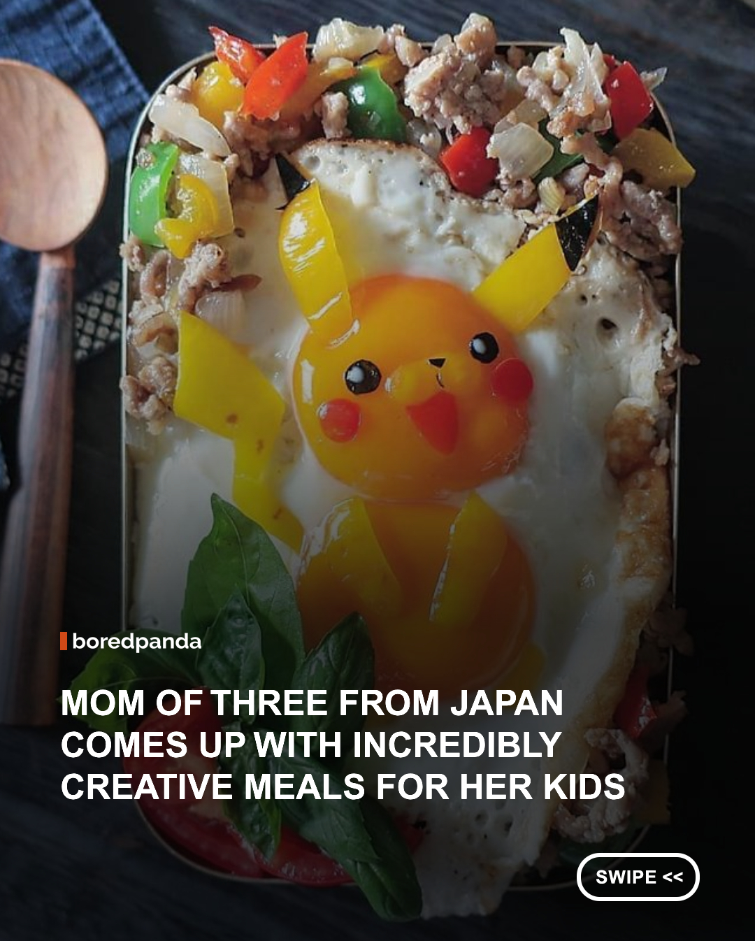 Etoni Mama, a mother of three from Tokyo, transforms ordinary meals into colorful, detailed food art inspired by beloved characters from movies and pop culture. 
Despite having no formal training in food art, she has mastered kyaraben, a Japanese style of character bento that turns everyday ingredients into miniature edible masterpieces. Her creations are so intricate and adorable that you might find yourself staring at your lunch instead of eating it!
From playful character designs to beautifully arranged ingredients, Etoni Mama proves that a little creativity can make mealtime much more exciting for kids and adults alike. Suddenly, eating your vegetables doesn't sound quite so terrible. 🥹✨
#FoodArt #Kyaraben #JapaneseFood #FoodCreativity #BentoArt