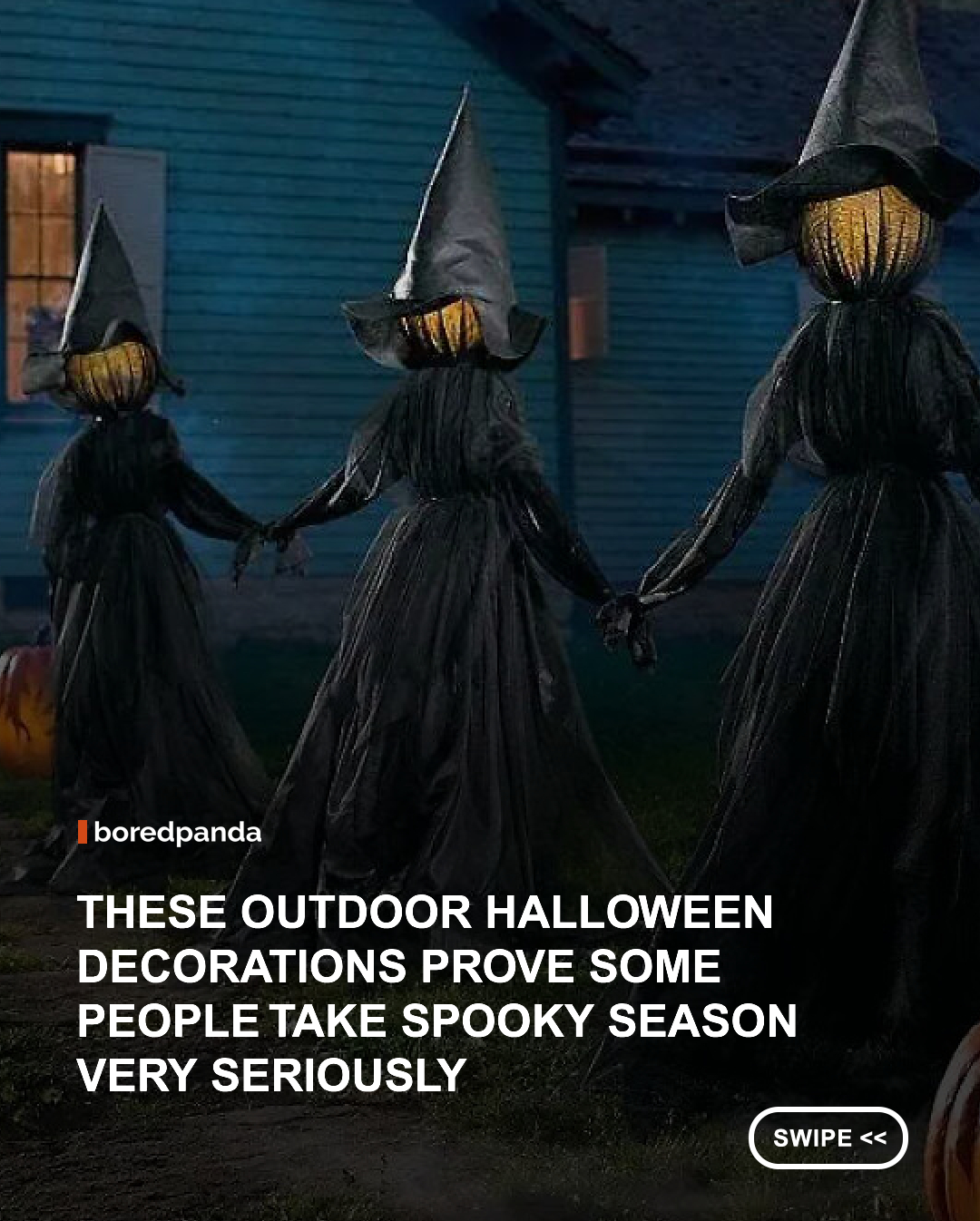 From creepy graveyard scenes and towering spiders to handmade pumpkins, eerie ghosts, and hilariously creative skeleton displays, these outdoor Halloween decorations show what happens when people take spooky season VERY seriously. Some are genuinely terrifying, others are delightfully clever, and a few deserve awards for sheer dedication.

#HalloweenDecor #OutdoorHalloweenDecor #HalloweenIdeas #SpookySeason #HalloweenInspiration #FallDecor #HalloweenYard